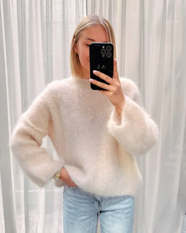 By Lenz Sweaters | DAISY KNIT - CREAM