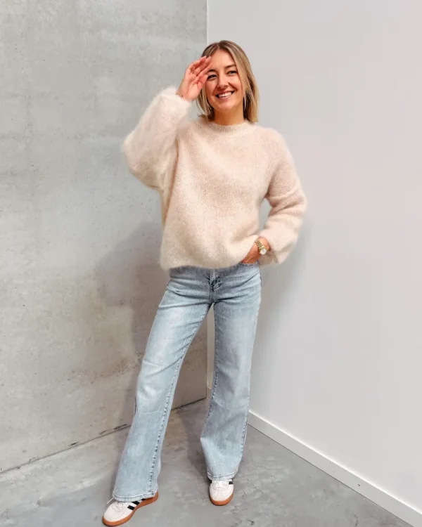By Lenz Sweaters | DAISY KNIT - CREAM