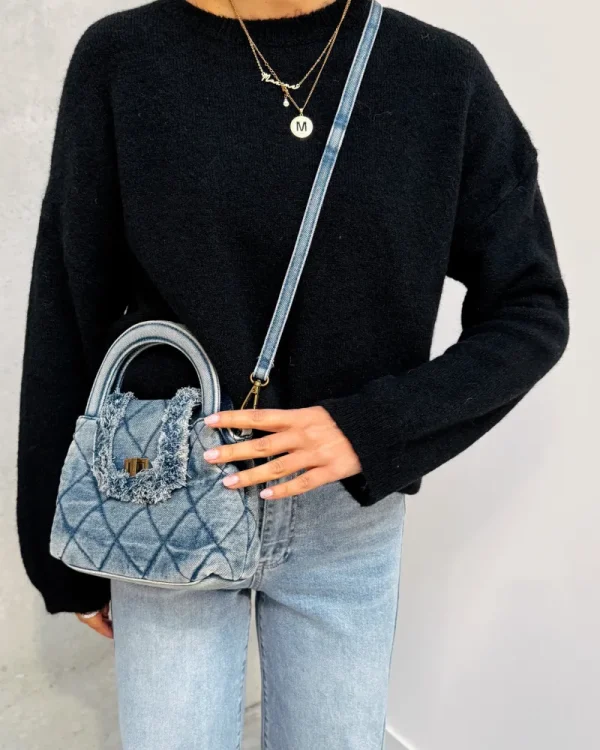 By Lenz Bags | DARCY DENIM BAG - BLUE