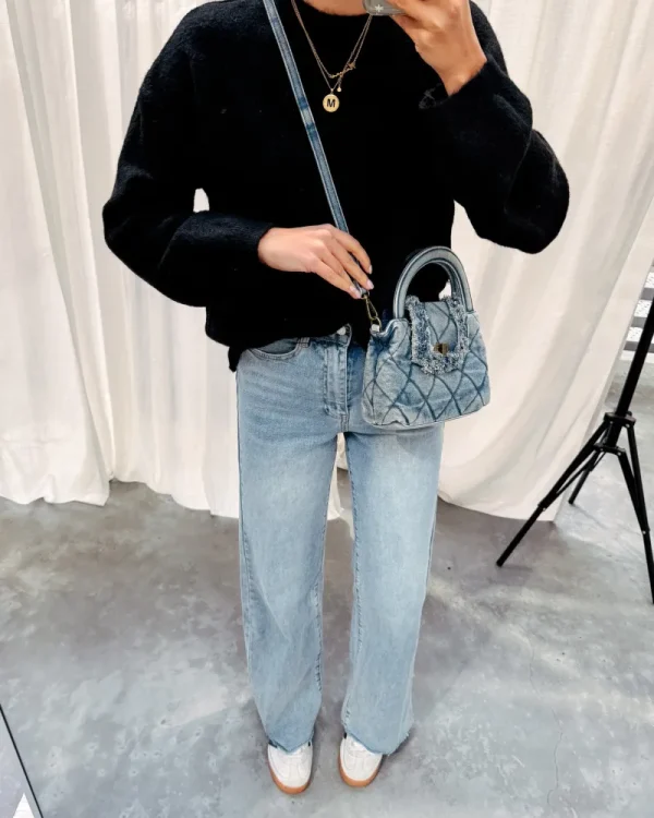 By Lenz Bags | DARCY DENIM BAG - BLUE