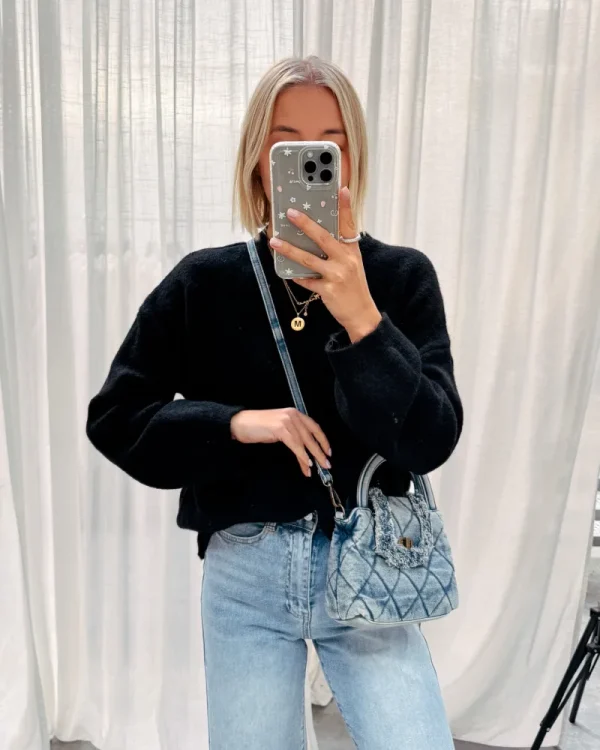 By Lenz Bags | DARCY DENIM BAG - BLUE
