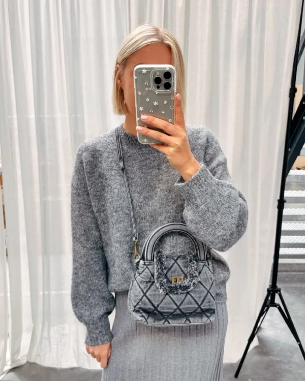 By Lenz Bags | DARCY DENIM BAG - GREY