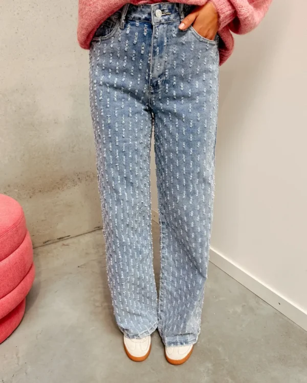 By Lenz Jeans/Trousers | DESTROYED JEANS - BLUE