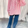 By Lenz Tops | DOROTA RED CHECKED BLOUSE