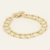 By Lenz Jewellery | DOUBLE STAR BRACELET - GOLD