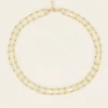 By Lenz Jewellery | DOUBLE STAR CHOKER - GOLD