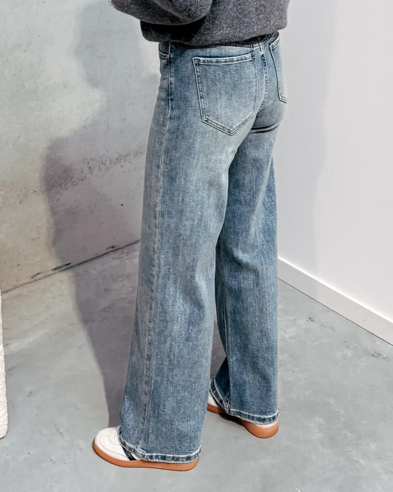 ella_straight_jeans__blue_3.webp By Lenz Jeans/Trousers | ELLA STRAIGHT JEANS - BLUE