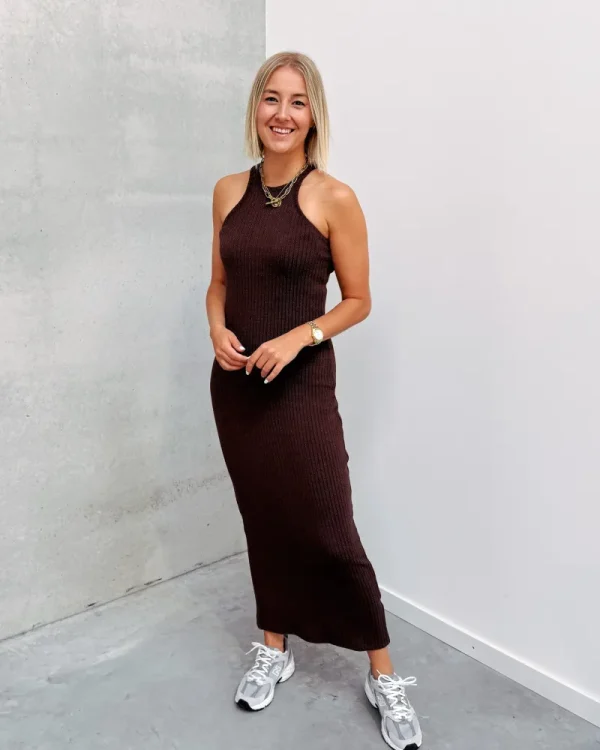 By Lenz Dresses | EVELYN DRESS - BROWN