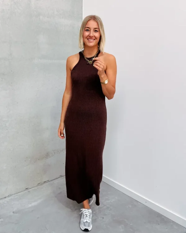 By Lenz Dresses | EVELYN DRESS - BROWN