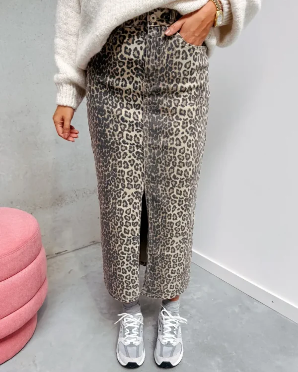 By Lenz Skirts/Shorts | FELINE LEOPARD MAXI SKIRT