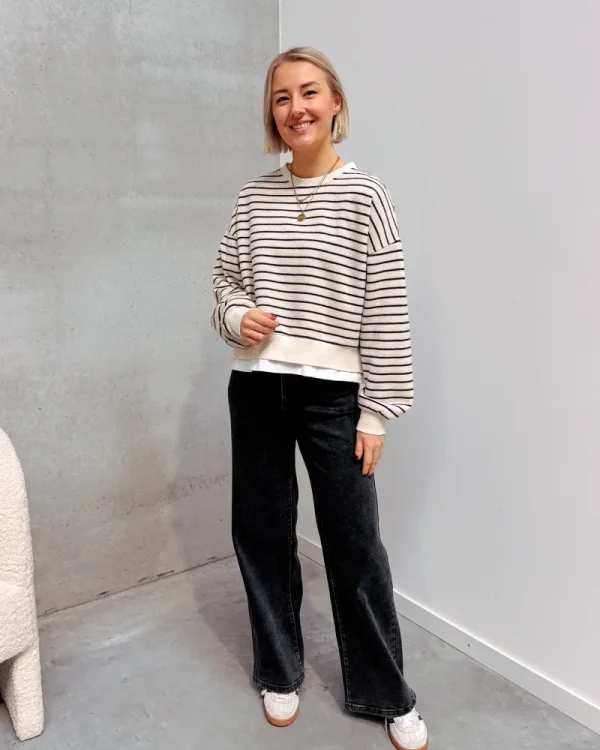 By Lenz Jeans/Trousers | GINA WASHED GREY DAD JEANS
