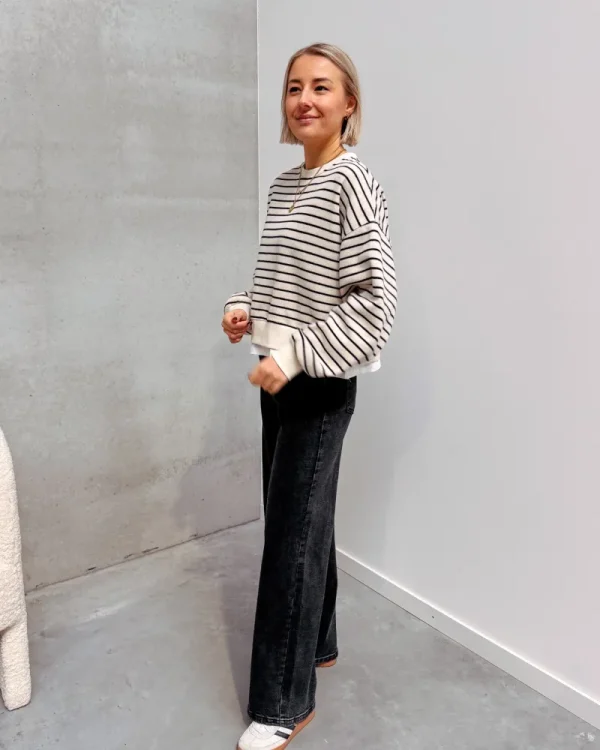 By Lenz Jeans/Trousers | GINA WASHED GREY DAD JEANS