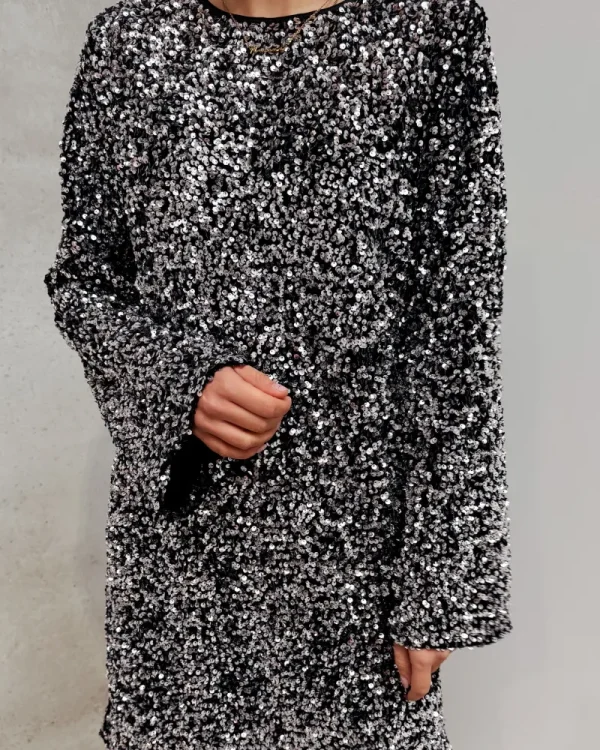By Lenz Dresses | GLITTER DREAM DRESS - BLACK