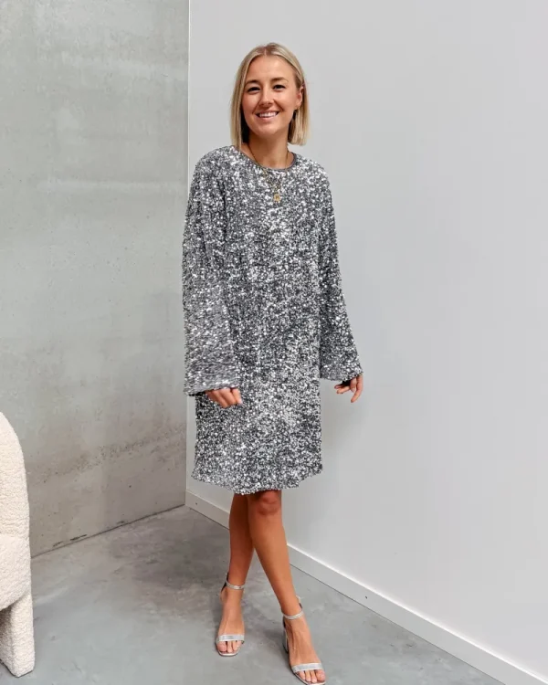 By Lenz Dresses | GLITTER DREAM DRESS - GREY