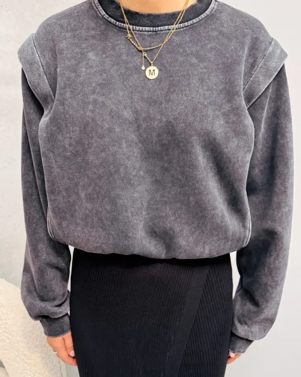 By Lenz Tops | IVY WASHED SWEATSHIRT