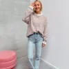 By Lenz Sweaters | KATJA KNIT - TAUPE