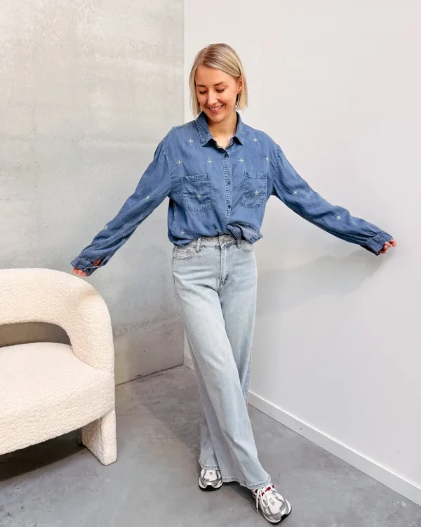 By Lenz Tops | KAYA DENIM SHIRT