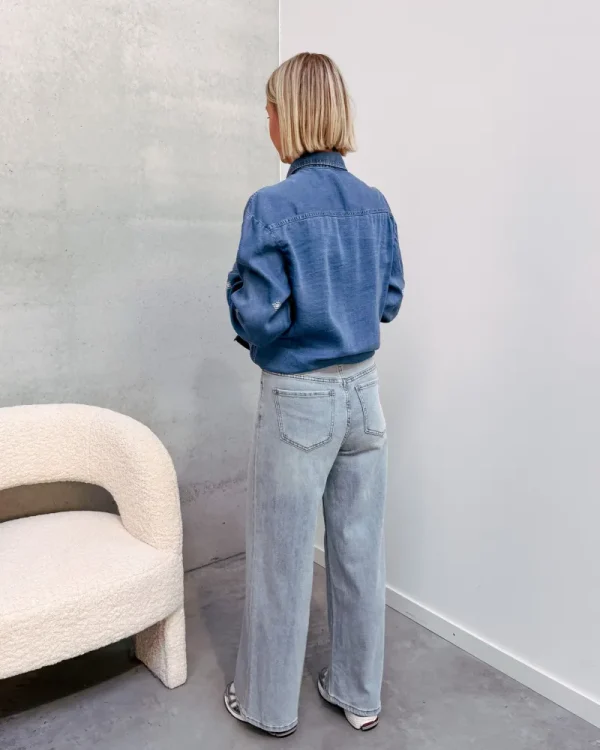 By Lenz Tops | KAYA DENIM SHIRT