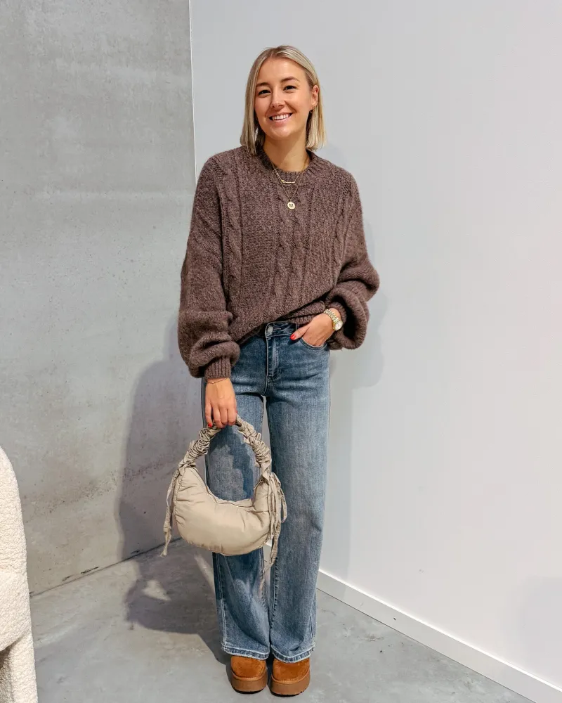 knotty_circle_bag__brown_3.webp By Lenz Bags | KNOTTY CIRCLE BAG - BROWN