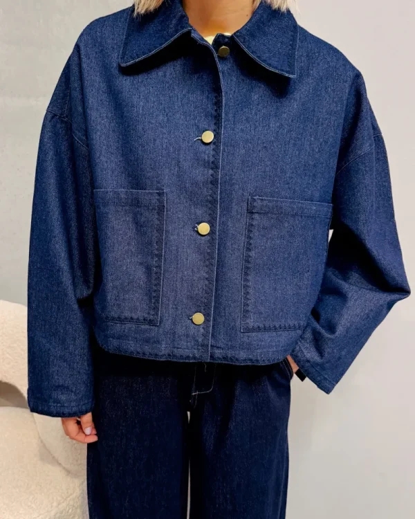 By Lenz Jackets | LAUREN DARK JEANS JACKET