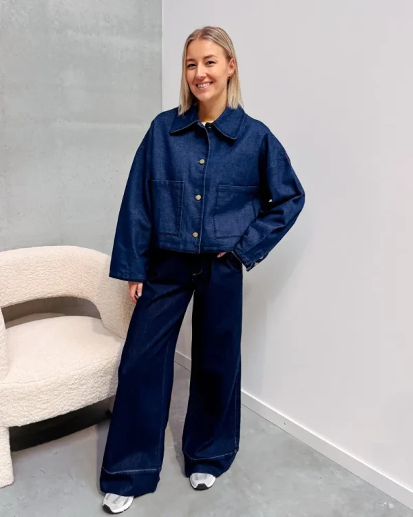 By Lenz Jackets | LAUREN DARK JEANS JACKET