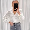 By Lenz Tops | LAURIEN LACE BLOUSE