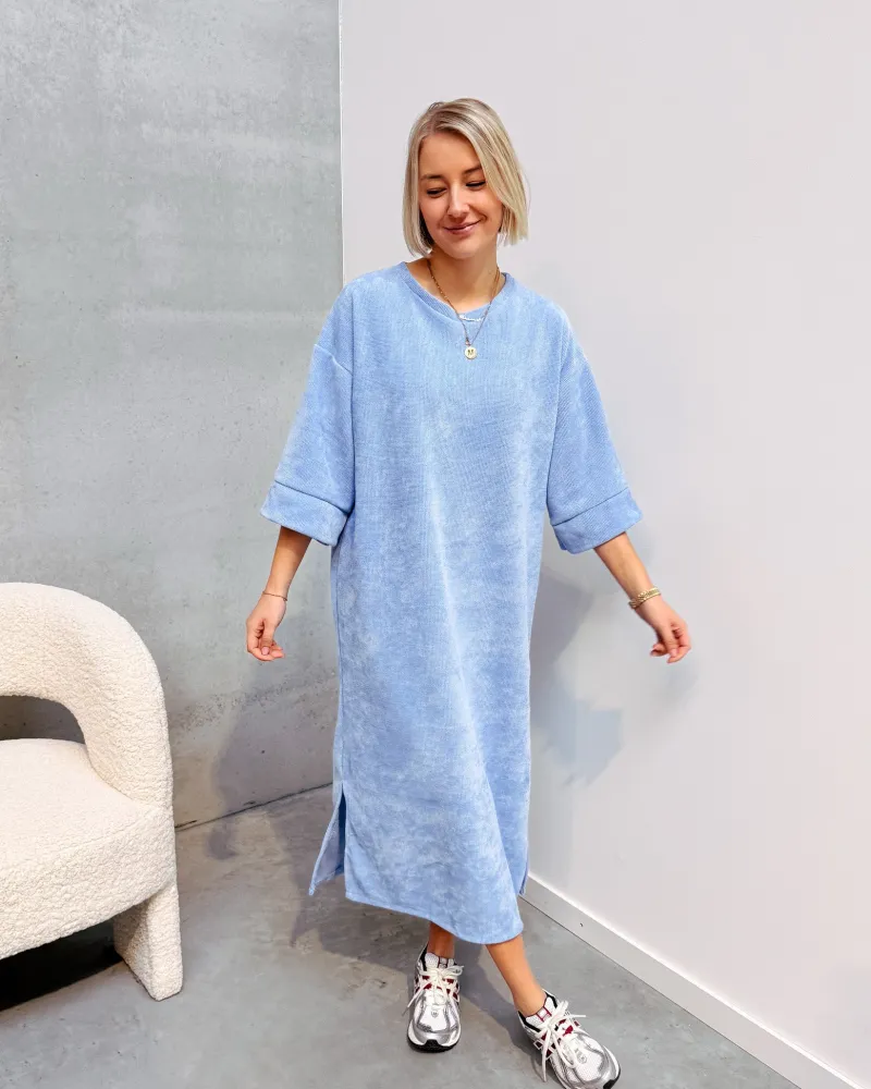 lot_velours_dress__light__4.webp By Lenz Dresses | LOT VELOURS DRESS - LIGHT BLUE