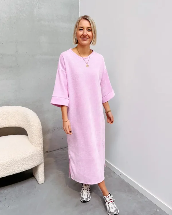 By Lenz Dresses | LOT VELOURS DRESS - LILA