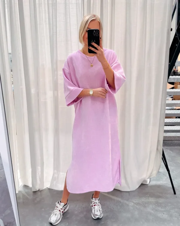 By Lenz Dresses | LOT VELOURS DRESS - LILA