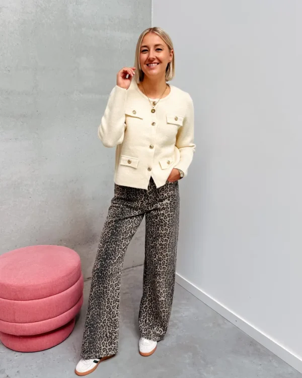 By Lenz Jackets | MEGAN CARDIGAN - BEIGE