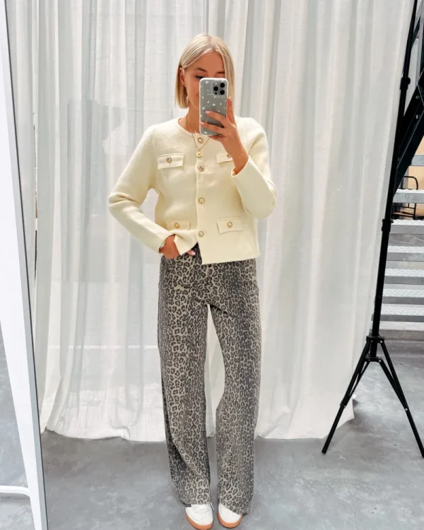 By Lenz Jackets | MEGAN CARDIGAN - BEIGE
