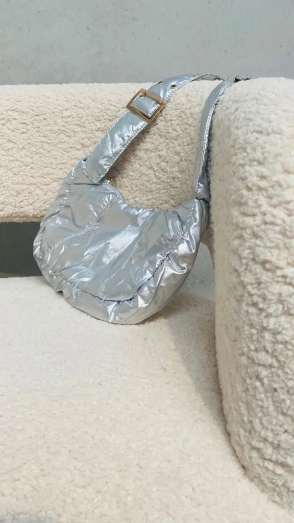 By Lenz Bags | METALLIC MUSE BAG - SILVER
