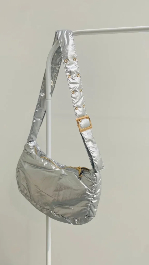 By Lenz Bags | METALLIC MUSE BAG - SILVER