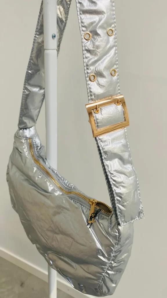 By Lenz Bags | METALLIC MUSE BAG - SILVER