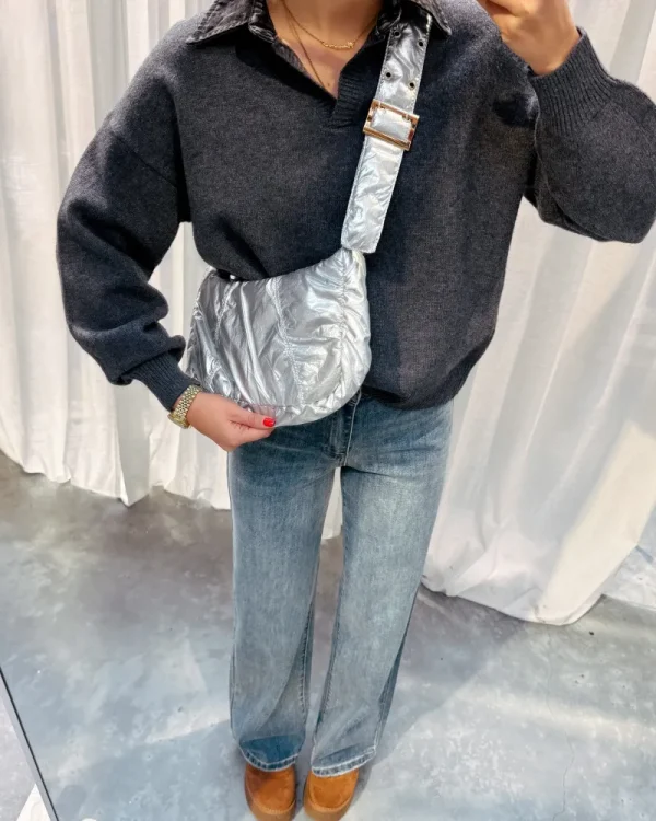 By Lenz Bags | METALLIC MUSE BAG - SILVER