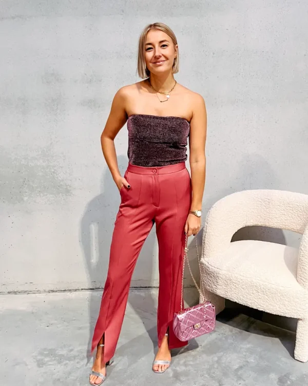 By Lenz Jeans/Trousers | NELLY PANT - PINK