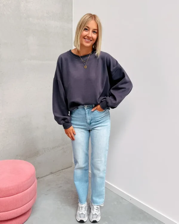 By Lenz Sweaters | PAIN AU CHOCOLAT - BLUE