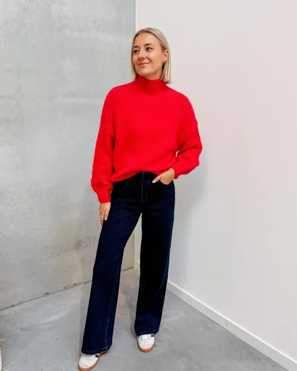 By Lenz Sweaters | RED BLUSH KNIT