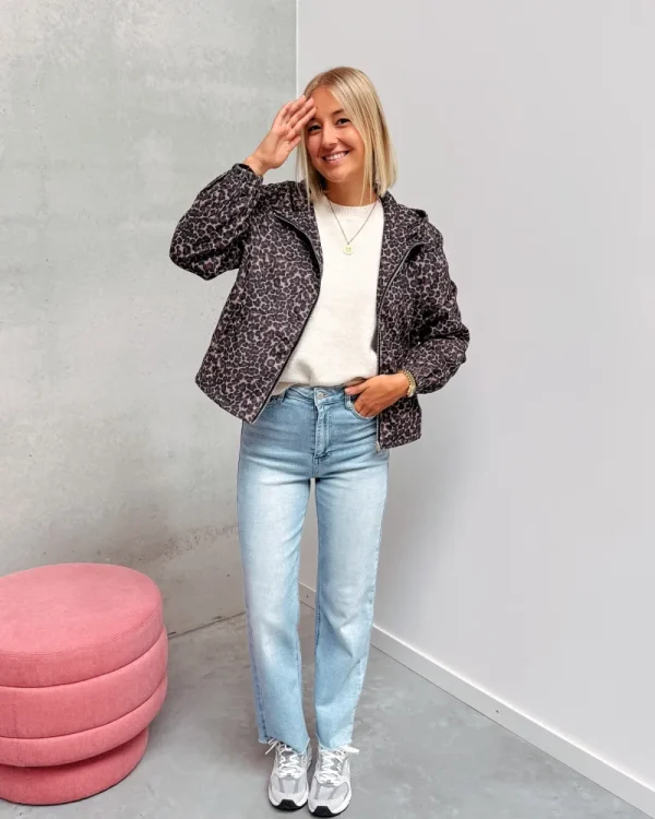 By Lenz Jackets | ROBIN CURDUROY LEOPARD JACKET