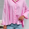 By Lenz Tops | SAINT STRIPED SHIRT - PINK