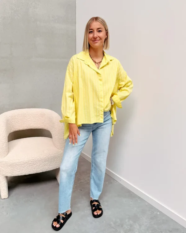 By Lenz Tops | SAINT STRIPED SHIRT - YELLOW