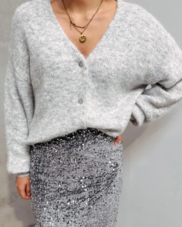 By Lenz Jackets | SERAFINE CARDIGAN - GREY