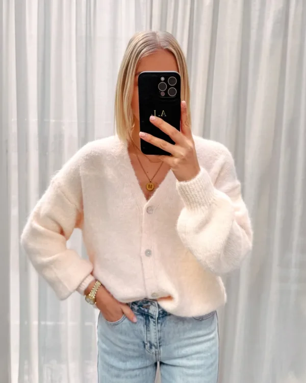 By Lenz Jackets | SERAFINE CARDIGAN - PINK