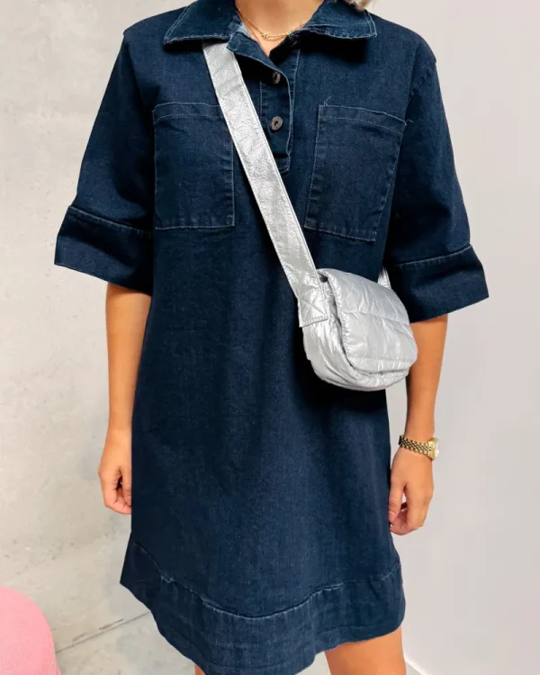 By Lenz Bags | SILVER CROSSBODY BAG