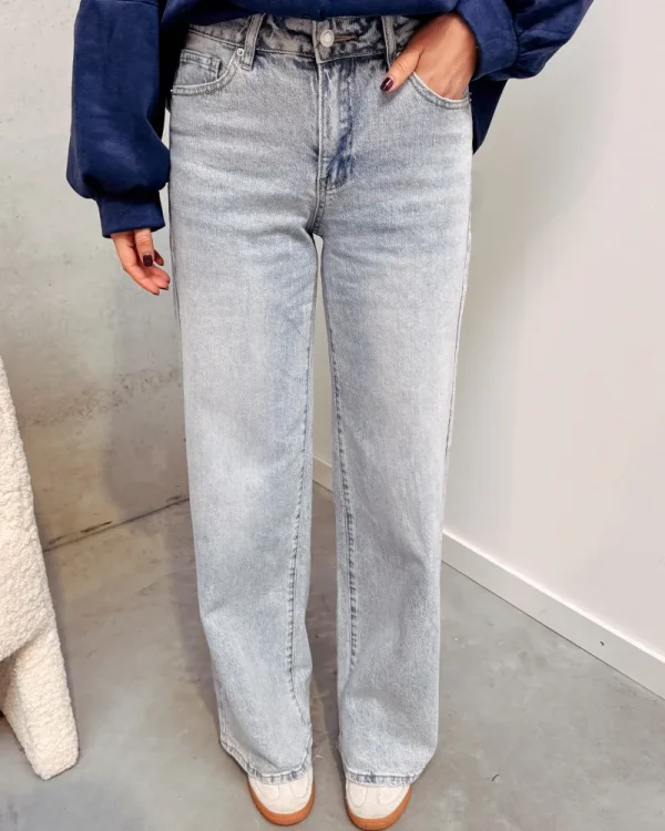 By Lenz Jeans/Trousers | TAYLOR DAD FIT JEANS - LIGHT BLUE