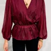 By Lenz Tops | TWINKLE TOP - BURGUNDY