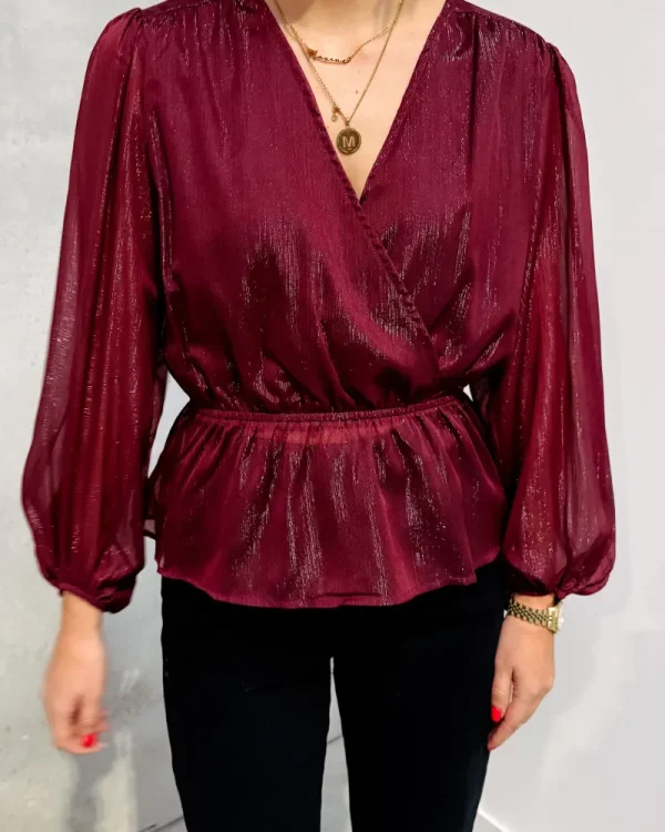 By Lenz Tops | TWINKLE TOP - BURGUNDY