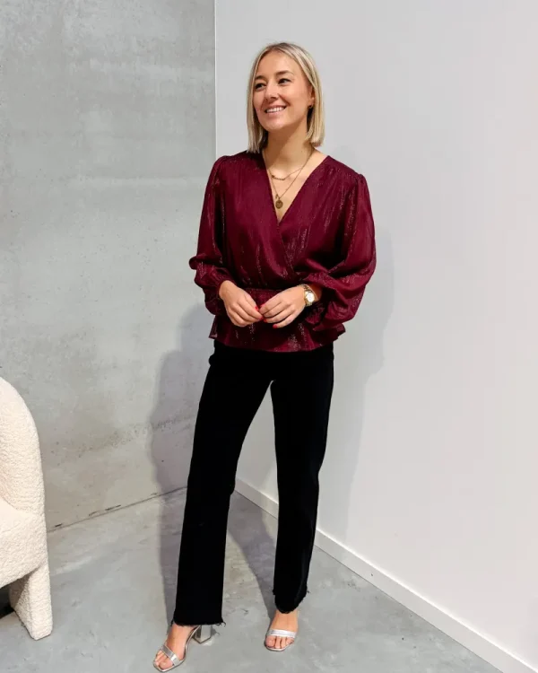 By Lenz Tops | TWINKLE TOP - BURGUNDY