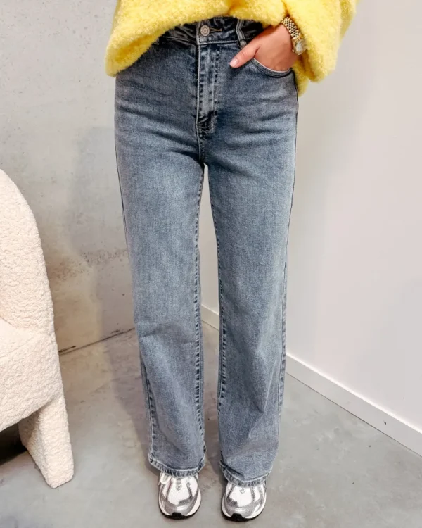 By Lenz Jeans/Trousers | YENTHE STRAIGHT JEANS - BLUE