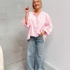 By Lenz Tops | YUNA PUFF BLOUSE - ROSE
